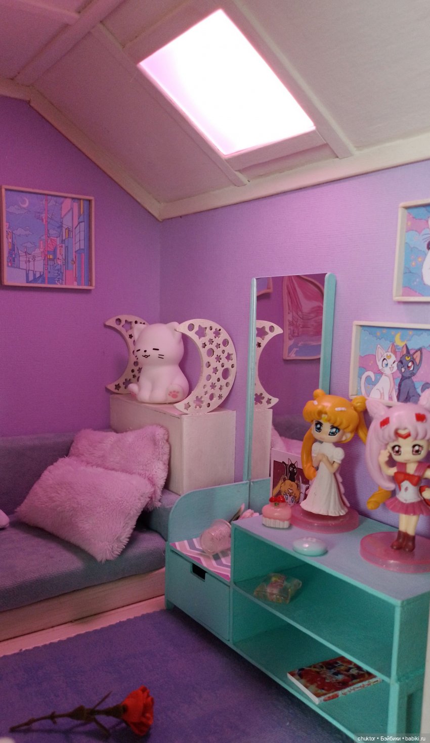 Во имя Луны и 8 bit — Румбоксы и кукольные интерьеры: фото