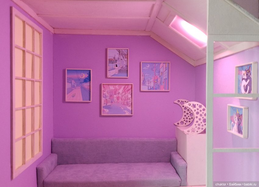 Во имя Луны и 8 bit — Румбоксы и кукольные интерьеры: фото