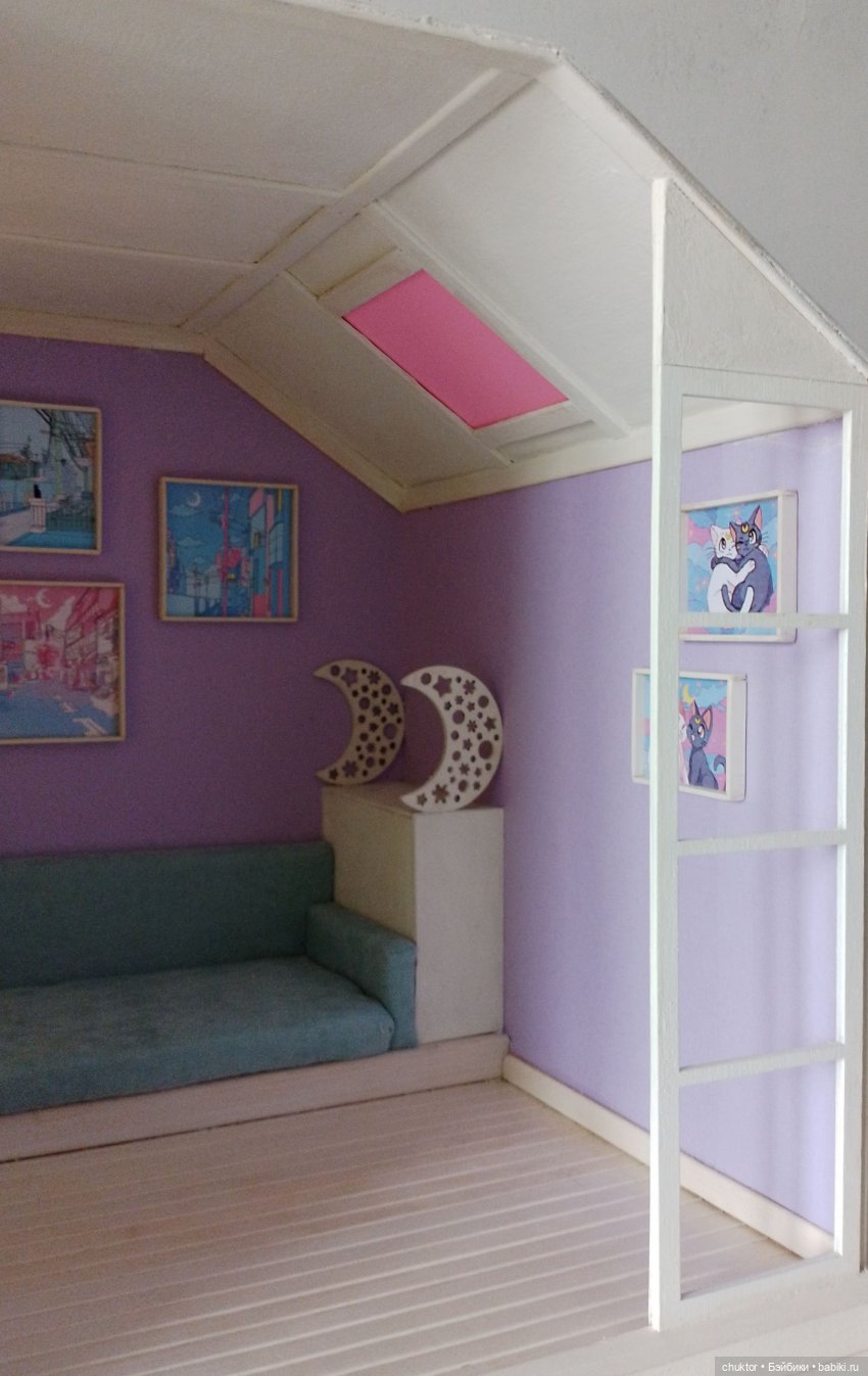 Во имя Луны и 8 bit — Румбоксы и кукольные интерьеры: фото