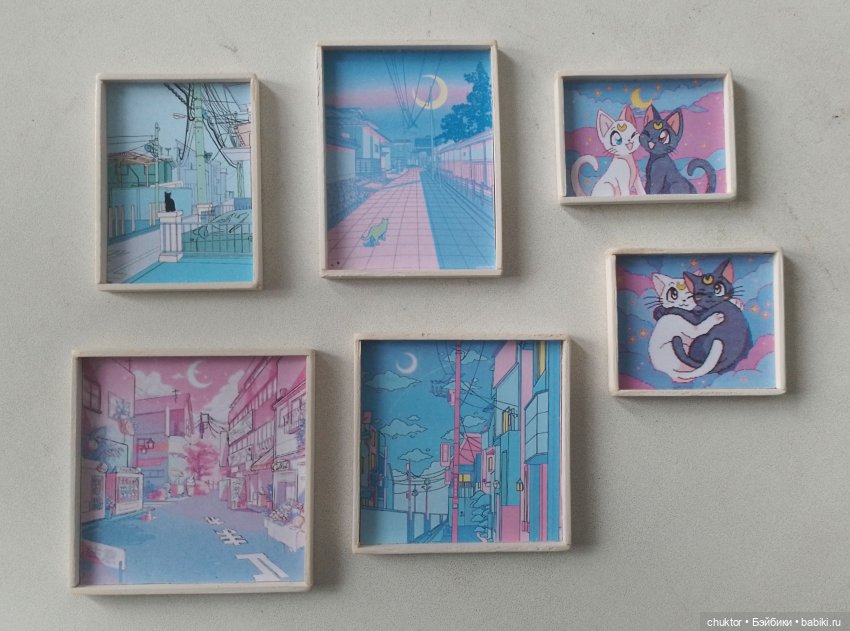 Во имя Луны и 8 bit — Румбоксы и кукольные интерьеры: фото (фото 3)