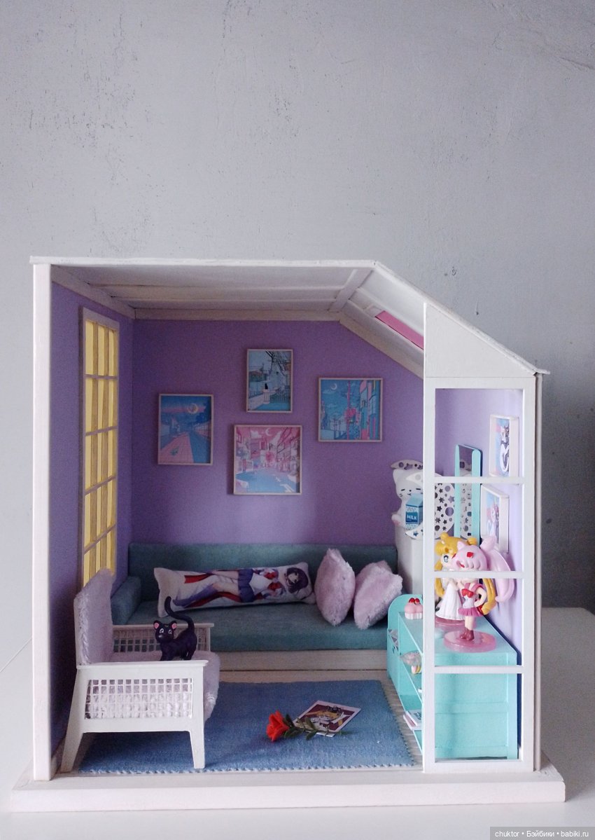 Во имя Луны и 8 bit — Румбоксы и кукольные интерьеры: фото