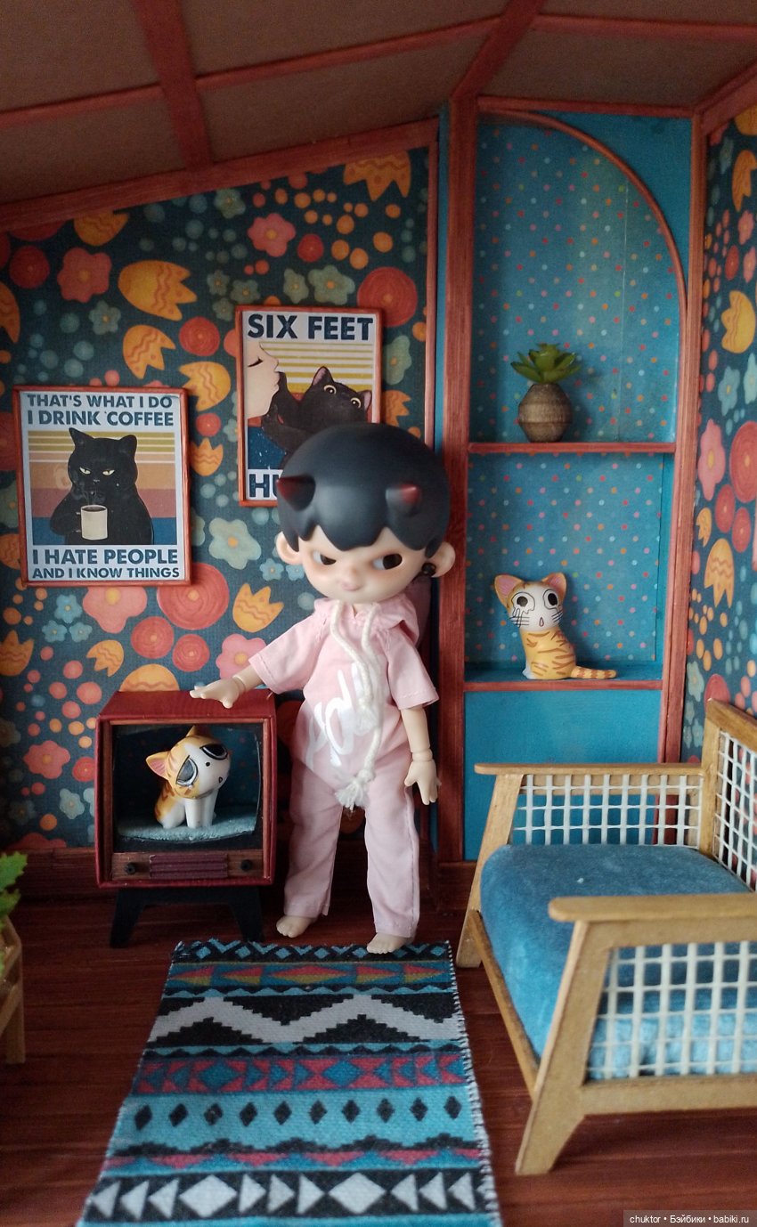 До свидания, котики | Бэйбики До свидания, котики — Румбоксы и кукольные интерьеры: фото
