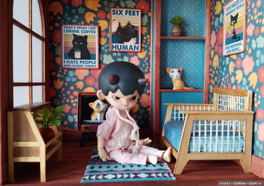 До свидания, котики | Бэйбики До свидания, котики — Румбоксы и кукольные интерьеры: фото