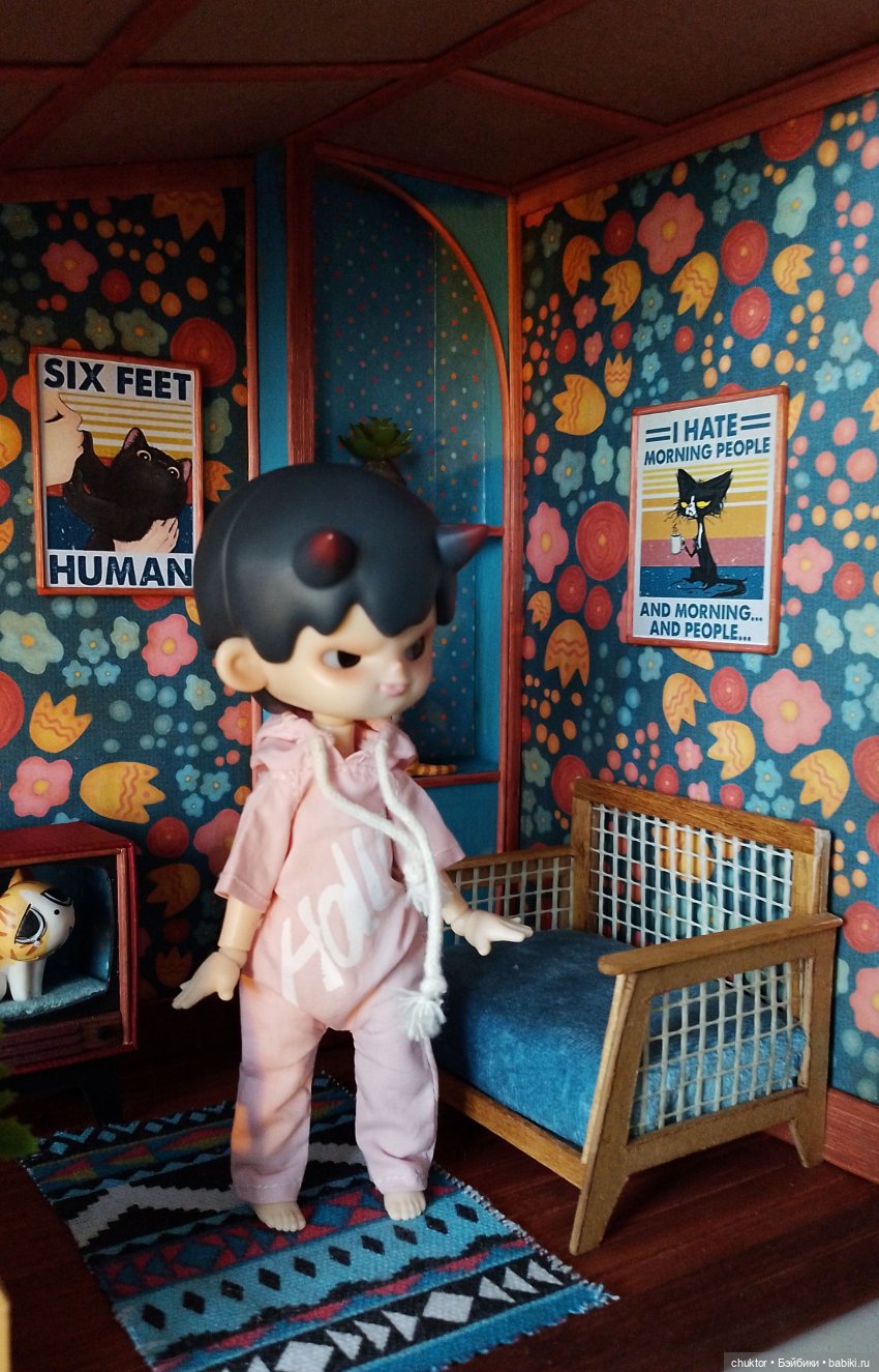 До свидания, котики | Бэйбики До свидания, котики — Румбоксы и кукольные интерьеры: фото
