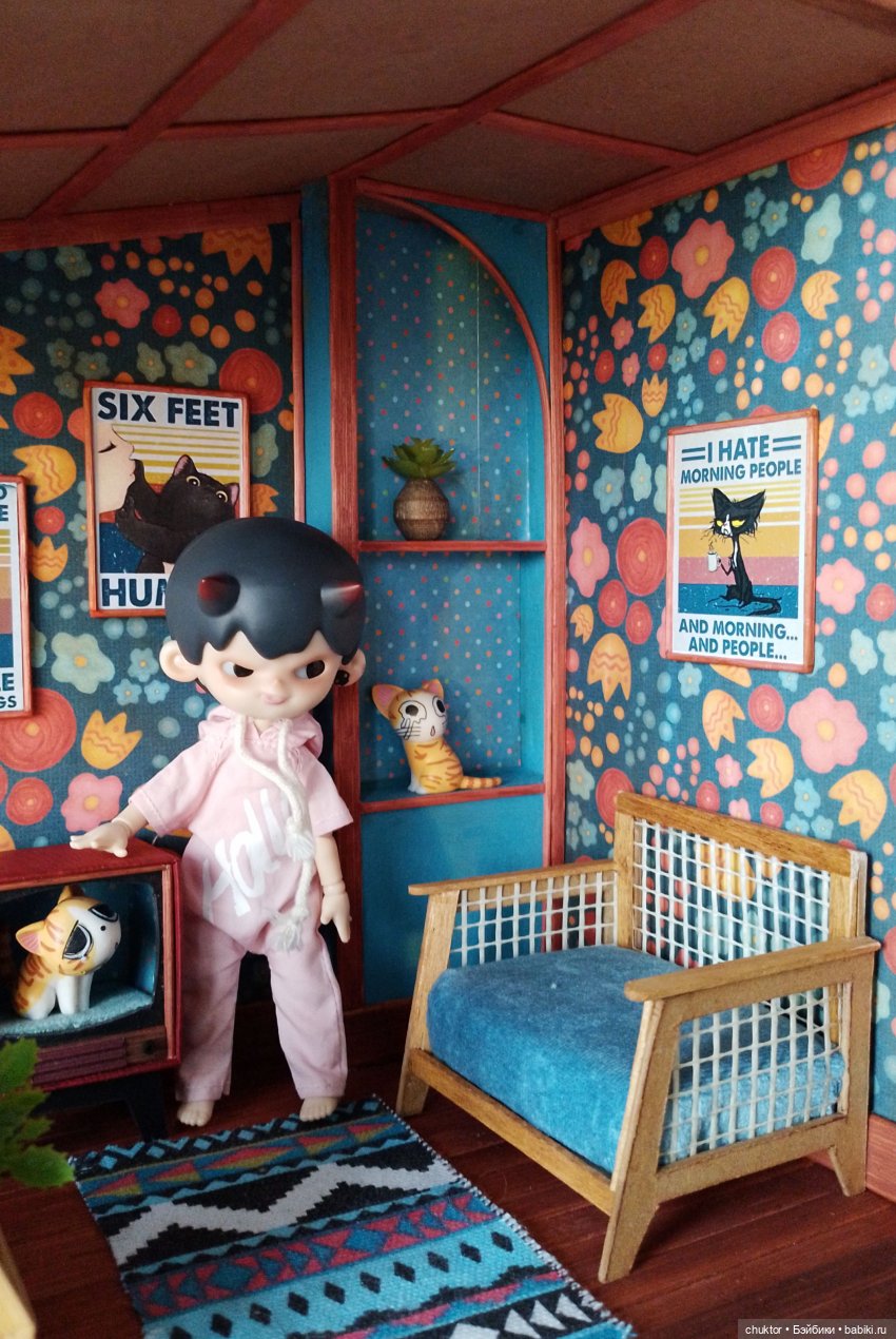 До свидания, котики | Бэйбики До свидания, котики — Румбоксы и кукольные интерьеры: фото