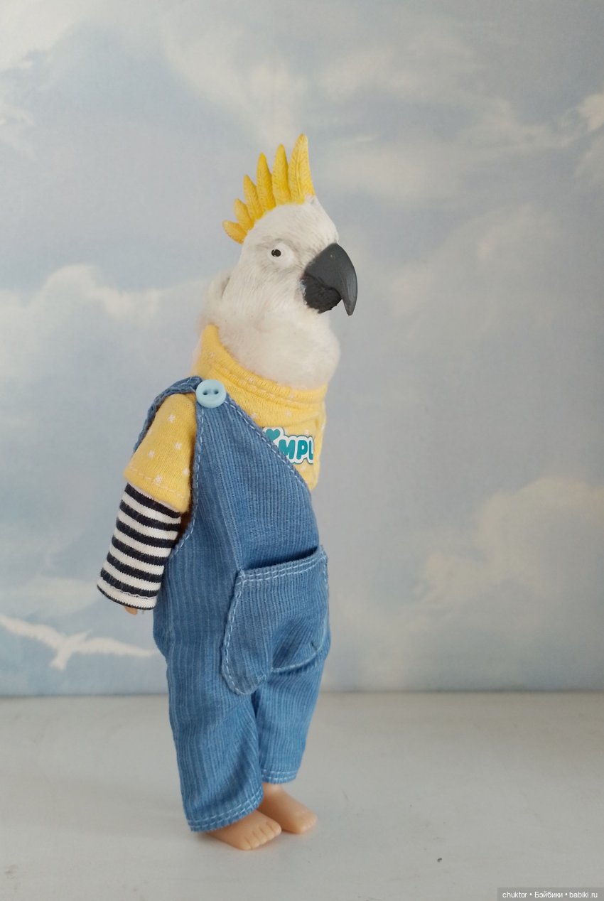 Толстый Павлик — Авторские игрушки из разных материалов: синельная проволока (фото 5)