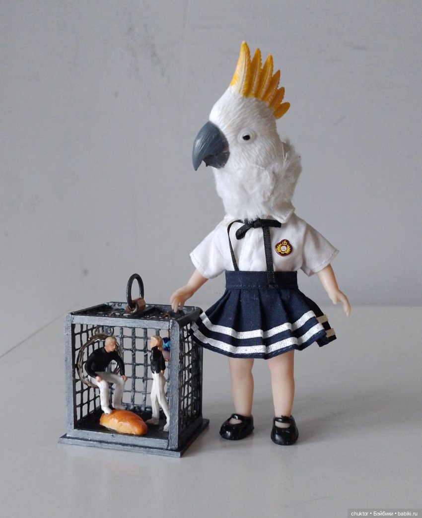 Алиса | Бэйбики Алиса — Игрушки в смешанной технике (мех и глина): Арт (фото 8)