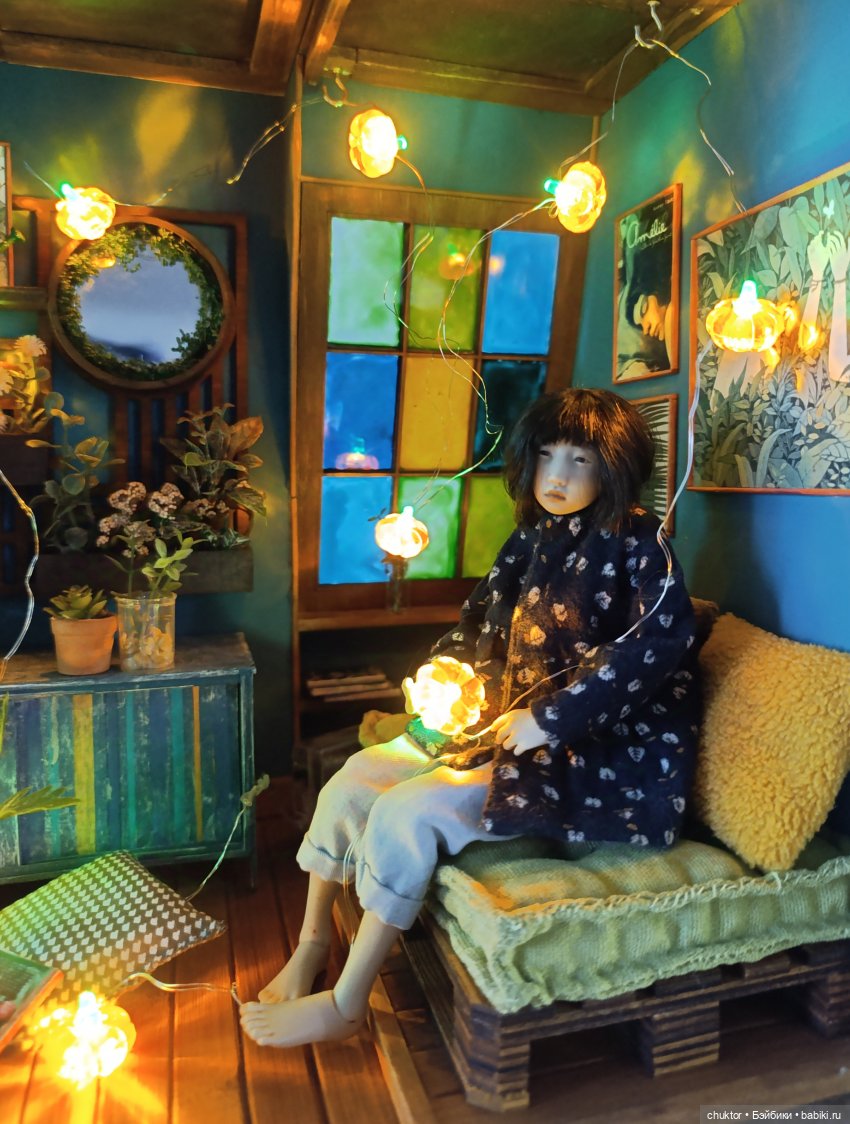 Затерянные в зелени — Румбоксы и кукольные интерьеры: фото