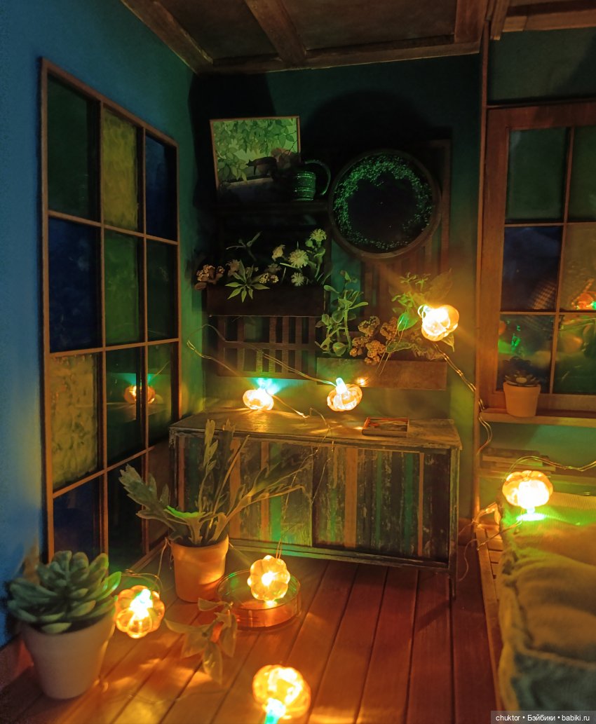 Затерянные в зелени — Румбоксы и кукольные интерьеры: фото