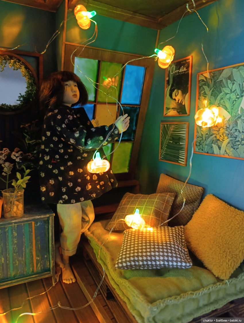 Затерянные в зелени — Румбоксы и кукольные интерьеры: фото