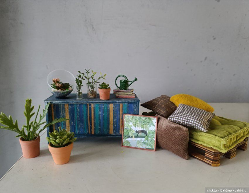 Затерянные в зелени — Румбоксы и кукольные интерьеры: фото