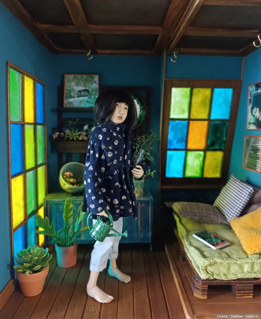 Затерянные в зелени — Румбоксы и кукольные интерьеры: фото