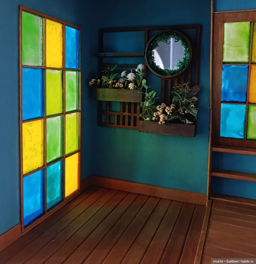 Затерянные в зелени — Румбоксы и кукольные интерьеры: фото