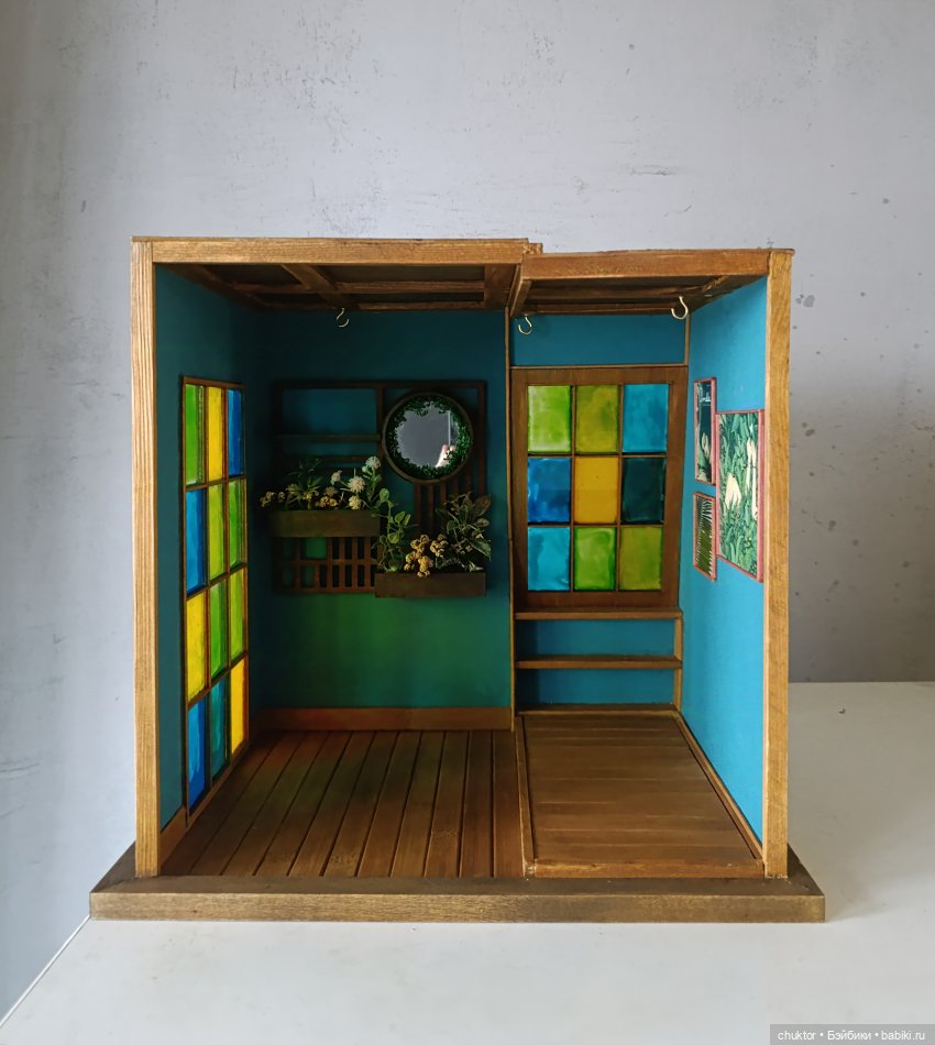 Затерянные в зелени — Румбоксы и кукольные интерьеры: фото (фото 3)