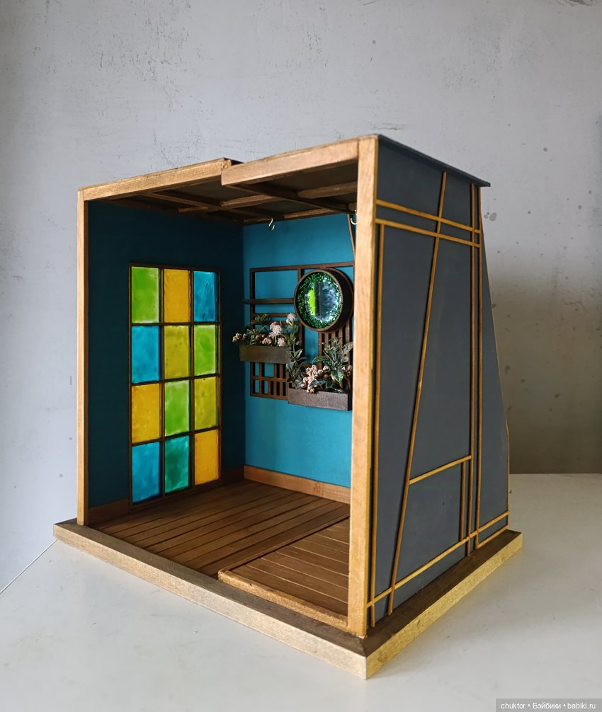 Затерянные в зелени — Румбоксы и кукольные интерьеры: фото (фото 2)