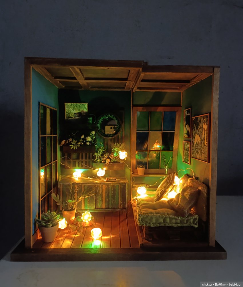 Затерянные в зелени — Румбоксы и кукольные интерьеры: фото