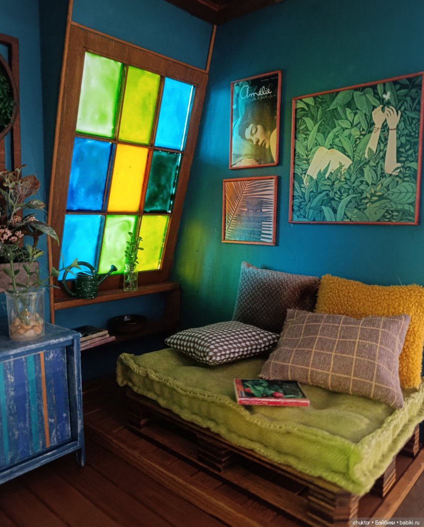 Затерянные в зелени — Румбоксы и кукольные интерьеры: фото