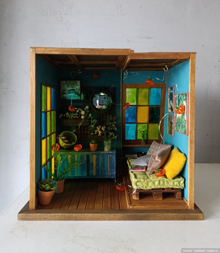 Затерянные в зелени — Румбоксы и кукольные интерьеры: фото