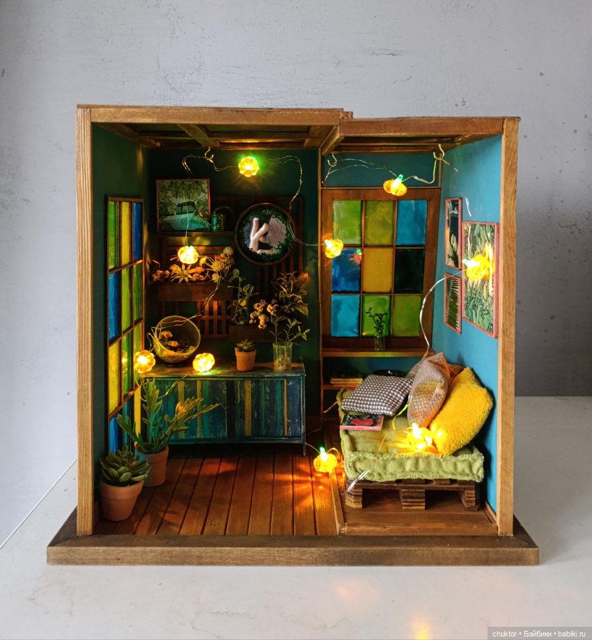 Затерянные в зелени — Румбоксы и кукольные интерьеры: фото