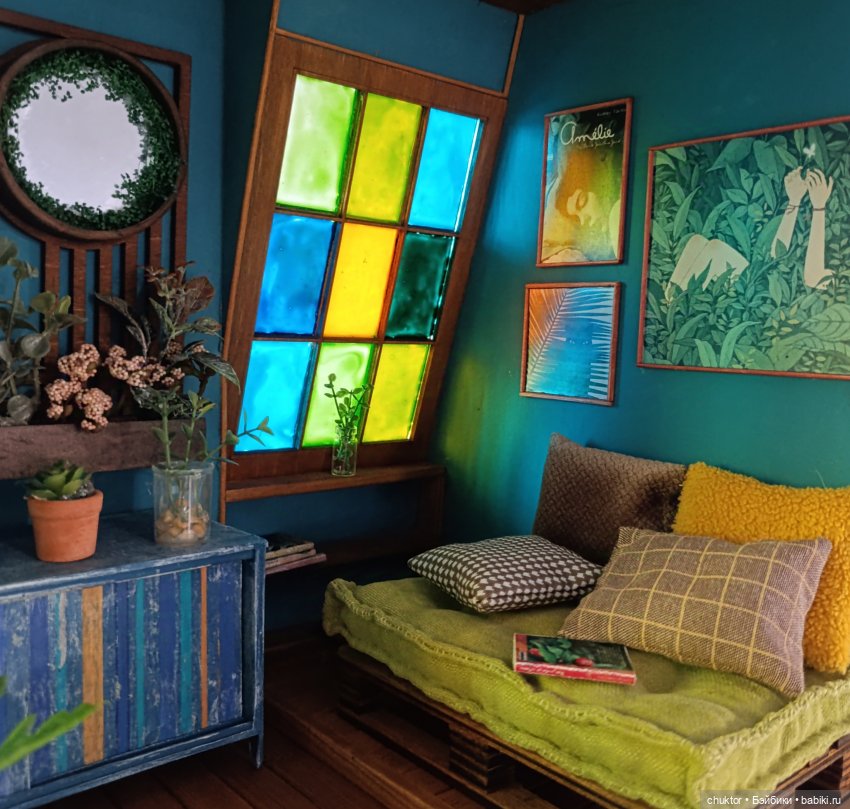 Затерянные в зелени — Румбоксы и кукольные интерьеры: фото