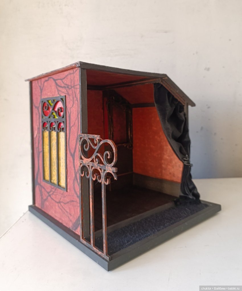 Красная комната — Румбоксы и кукольные интерьеры: фото (фото 7)