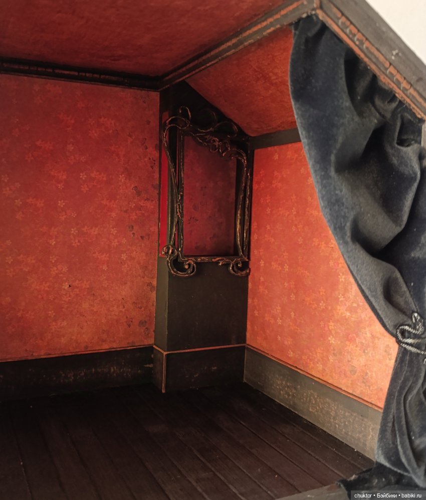 Красная комната — Румбоксы и кукольные интерьеры: фото
