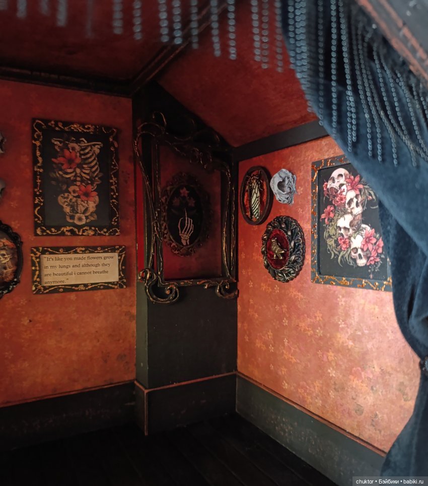 Красная комната — Румбоксы и кукольные интерьеры: фото