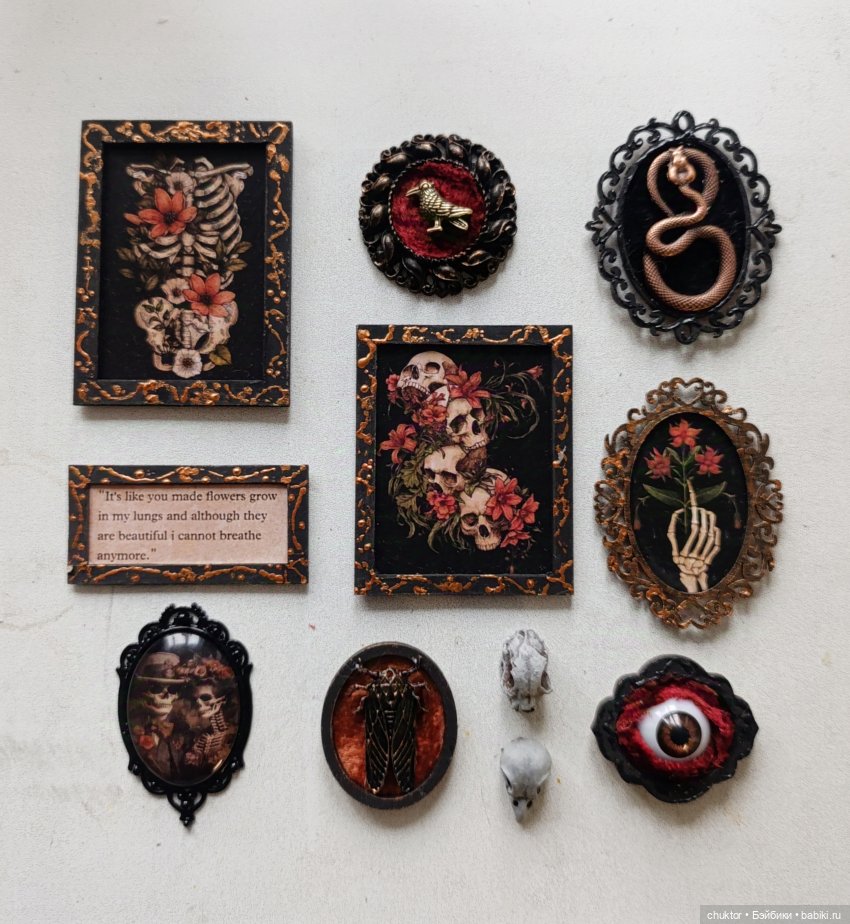 Красная комната — Румбоксы и кукольные интерьеры: фото