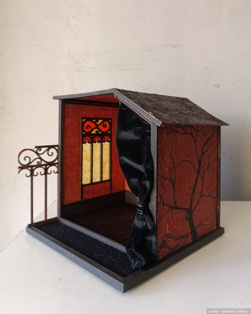 Красная комната — Румбоксы и кукольные интерьеры: фото