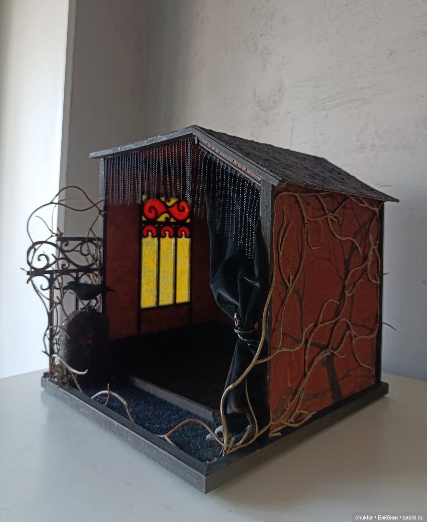 Красная комната — Румбоксы и кукольные интерьеры: фото