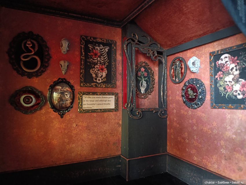 Красная комната — Румбоксы и кукольные интерьеры: фото