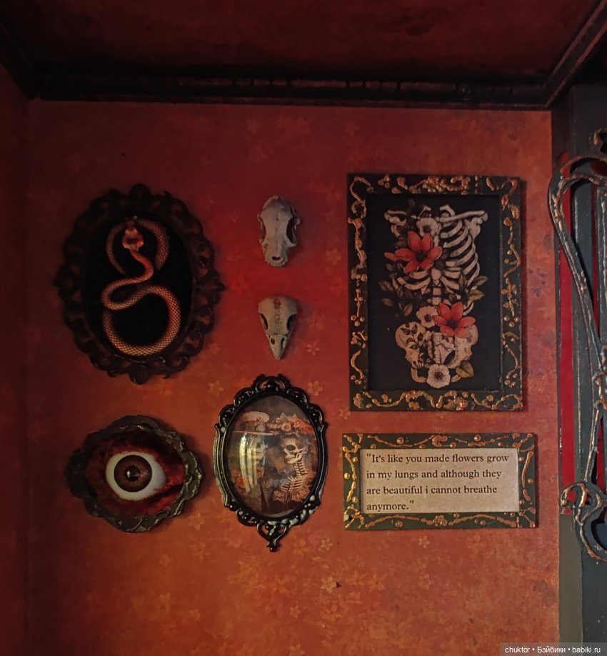 Красная комната — Румбоксы и кукольные интерьеры: фото