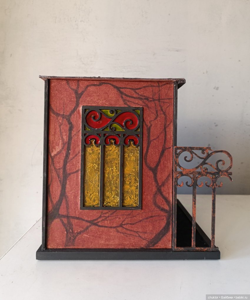 Красная комната — Румбоксы и кукольные интерьеры: фото (фото 6)