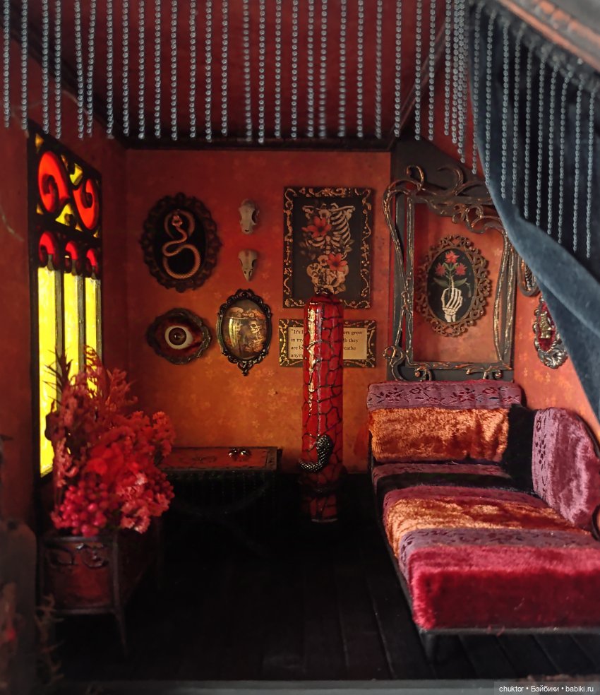 Красная комната — Румбоксы и кукольные интерьеры: фото