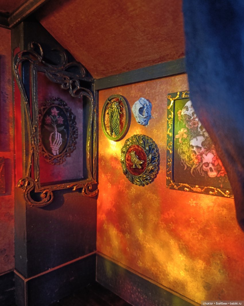 Красная комната — Румбоксы и кукольные интерьеры: фото