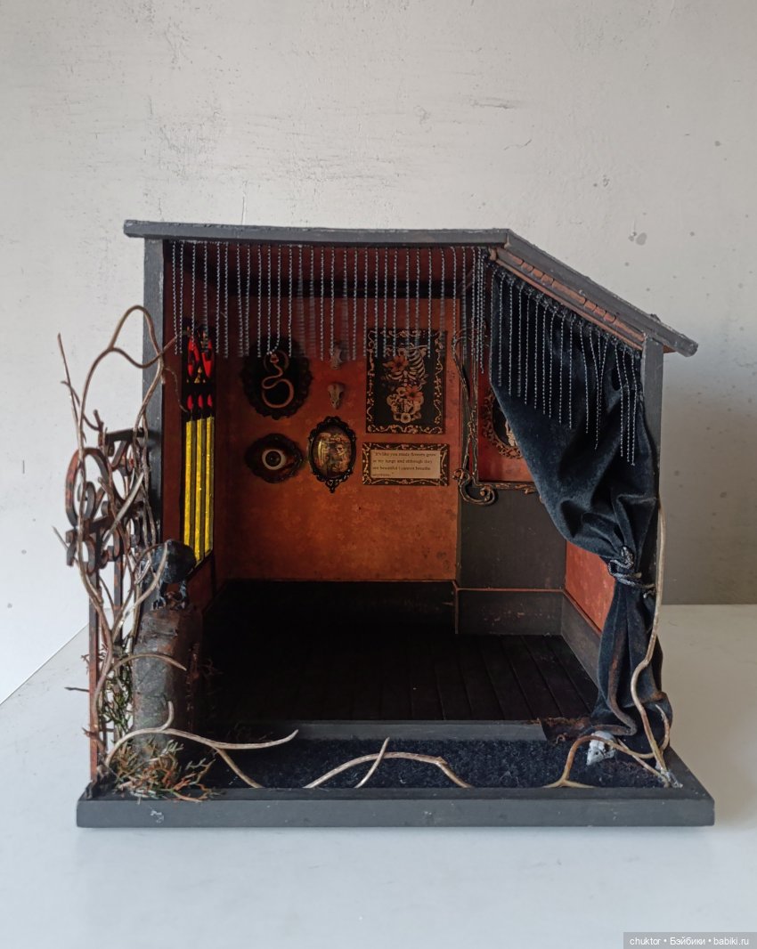 Красная комната — Румбоксы и кукольные интерьеры: фото