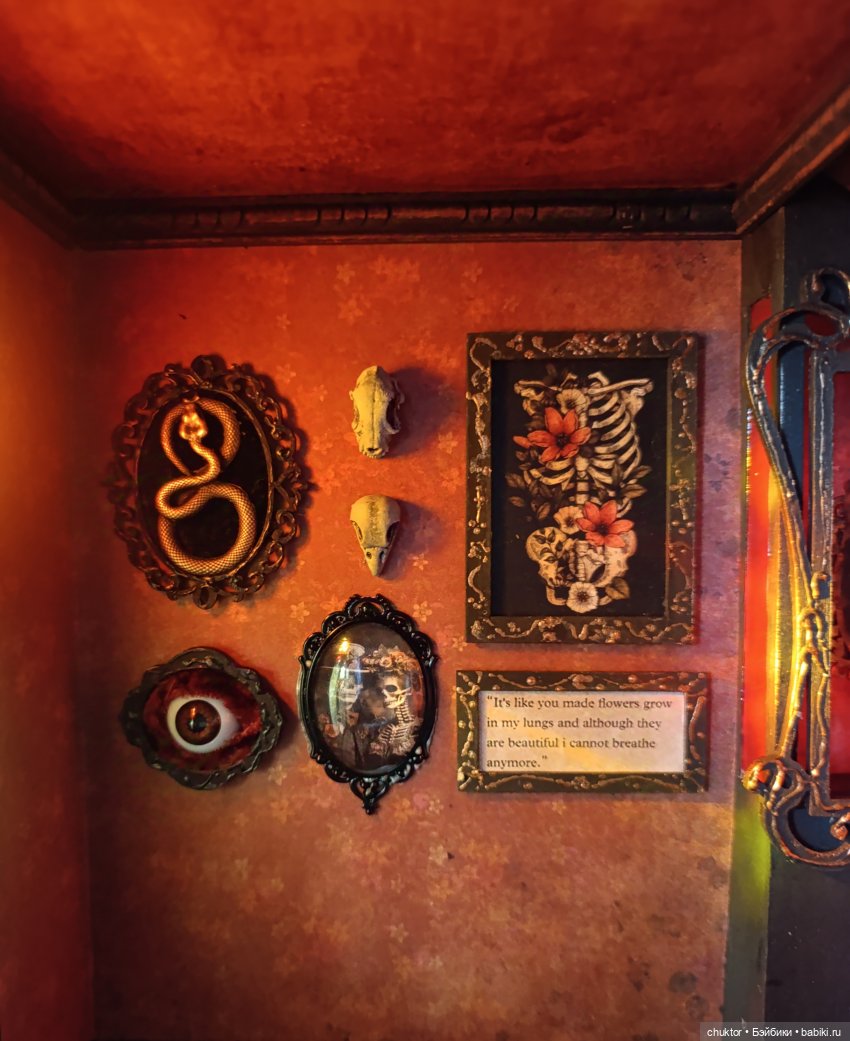 Красная комната — Румбоксы и кукольные интерьеры: фото