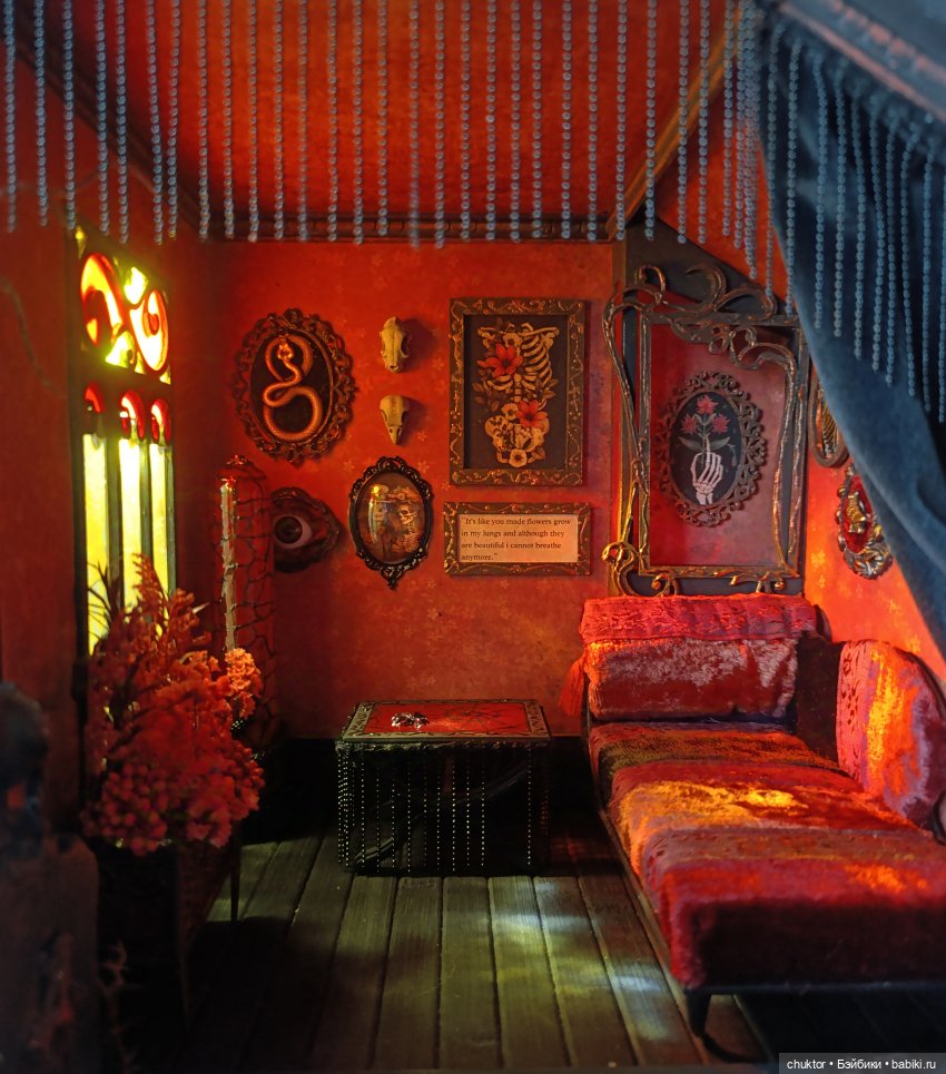 Красная комната — Румбоксы и кукольные интерьеры: фото