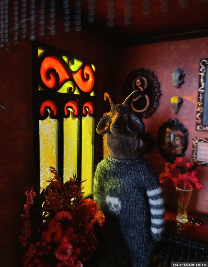 Красная комната — Румбоксы и кукольные интерьеры: фото