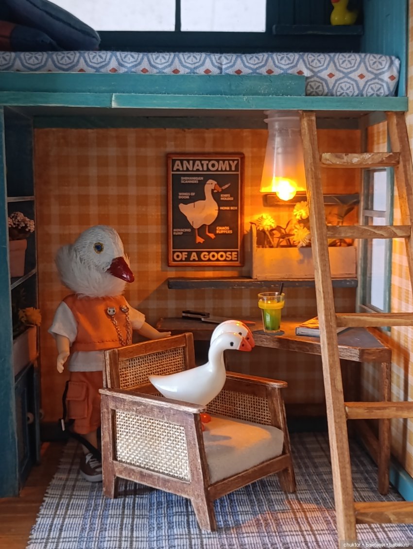 Гусиный приют | Бэйбики Гусиный приют — Румбоксы и кукольные интерьеры: фото