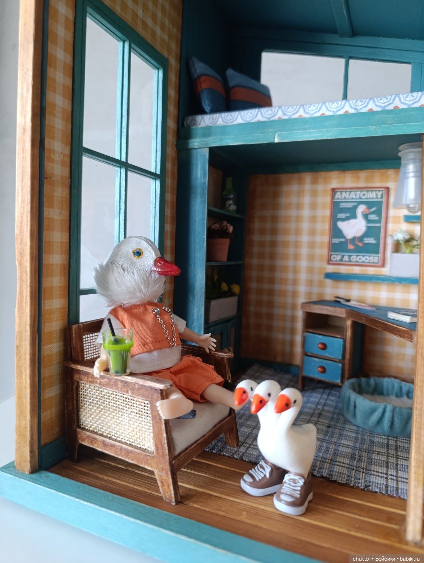 Гусиный приют | Бэйбики Гусиный приют — Румбоксы и кукольные интерьеры: фото