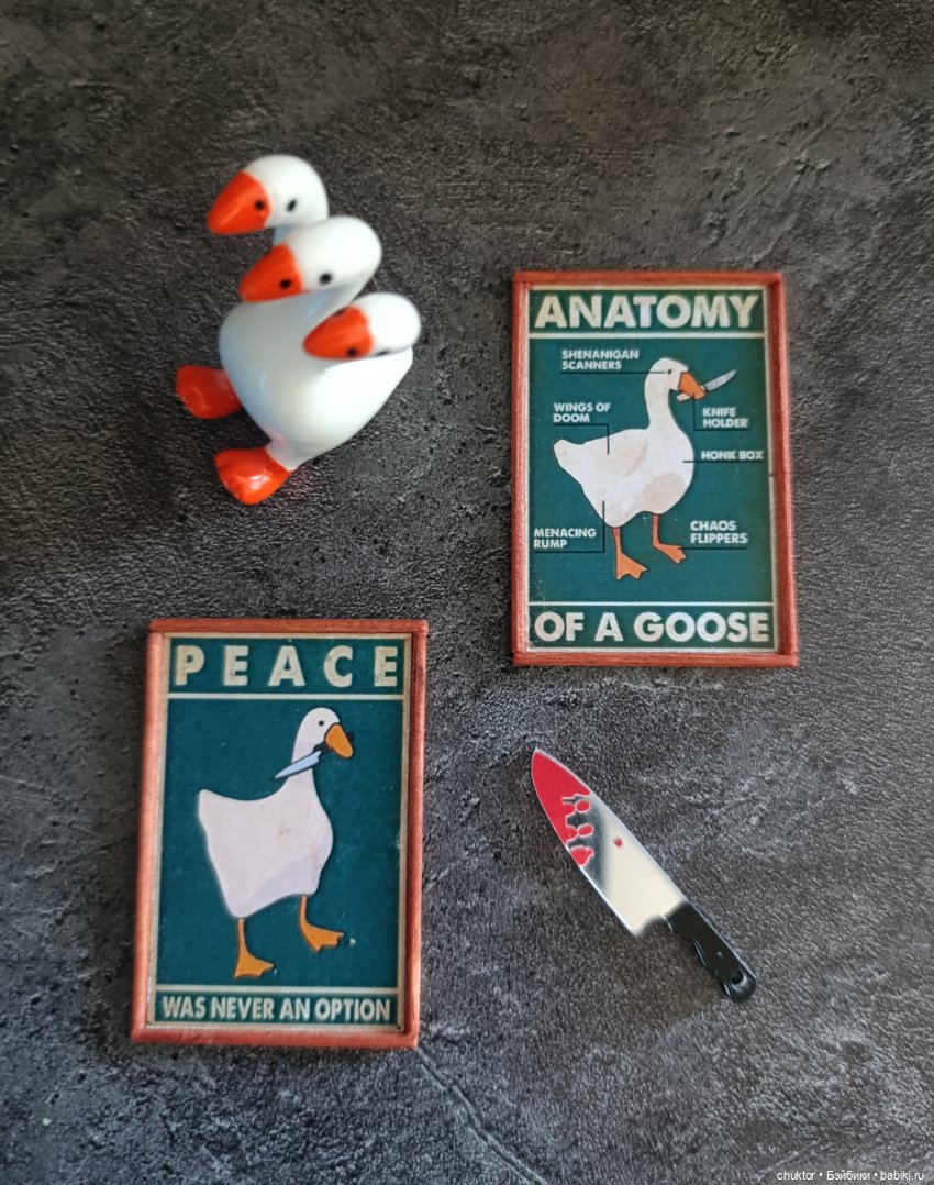 Гусиный приют | Бэйбики Гусиный приют — Румбоксы и кукольные интерьеры: фото