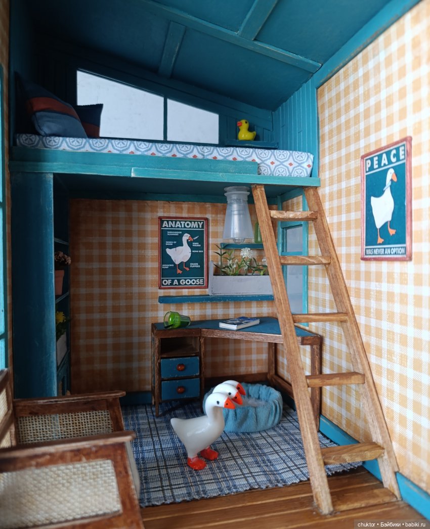 Гусиный приют | Бэйбики Гусиный приют — Румбоксы и кукольные интерьеры: фото