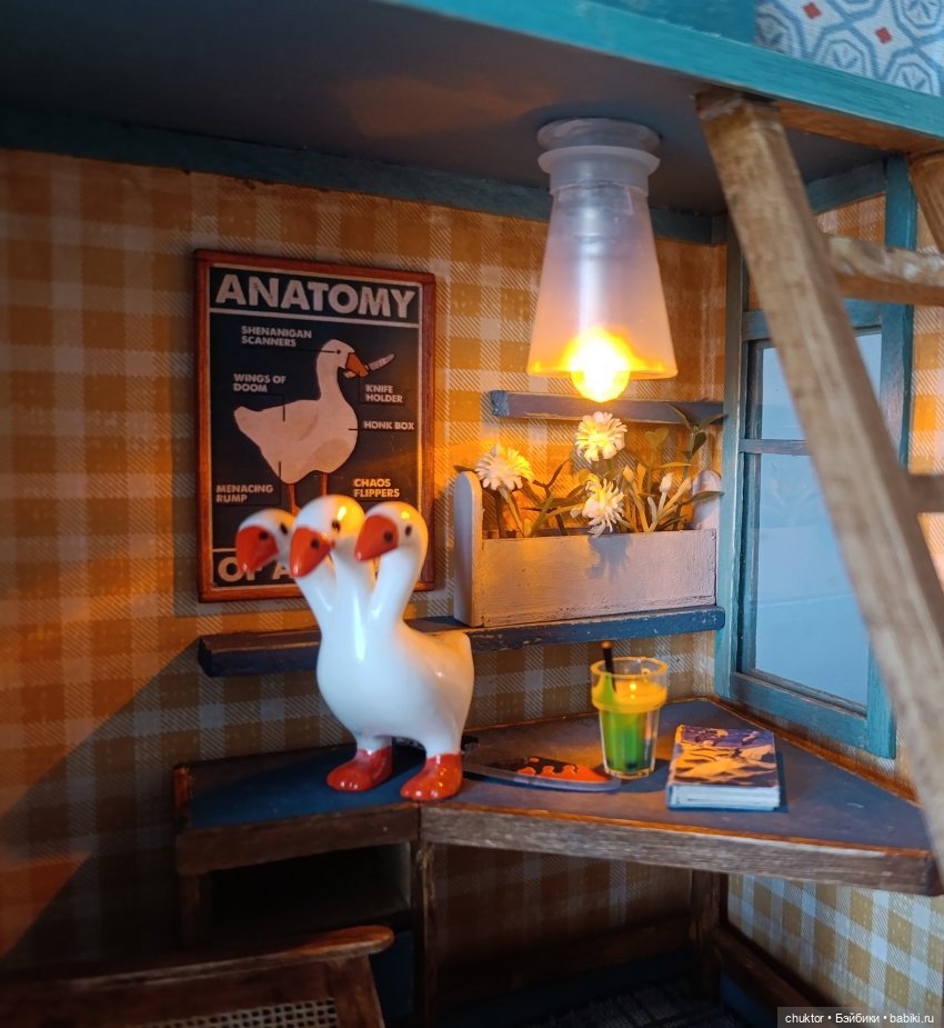 Гусиный приют | Бэйбики Гусиный приют — Румбоксы и кукольные интерьеры: фото