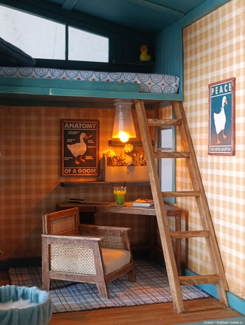 Гусиный приют | Бэйбики Гусиный приют — Румбоксы и кукольные интерьеры: фото