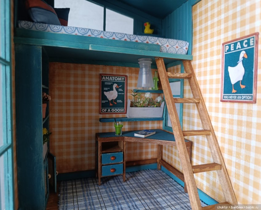 Гусиный приют | Бэйбики Гусиный приют — Румбоксы и кукольные интерьеры: фото