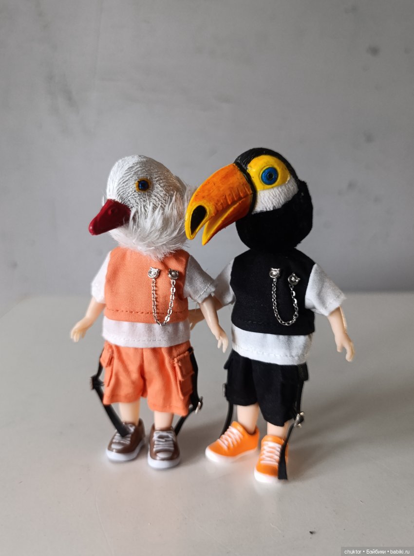 Веня и Жорик — Авторские шарнирные куклы своими руками: лепка