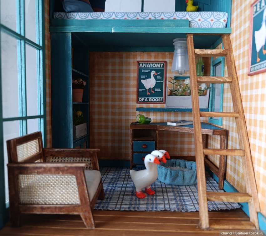 Гусиный приют | Бэйбики Гусиный приют — Румбоксы и кукольные интерьеры: фото