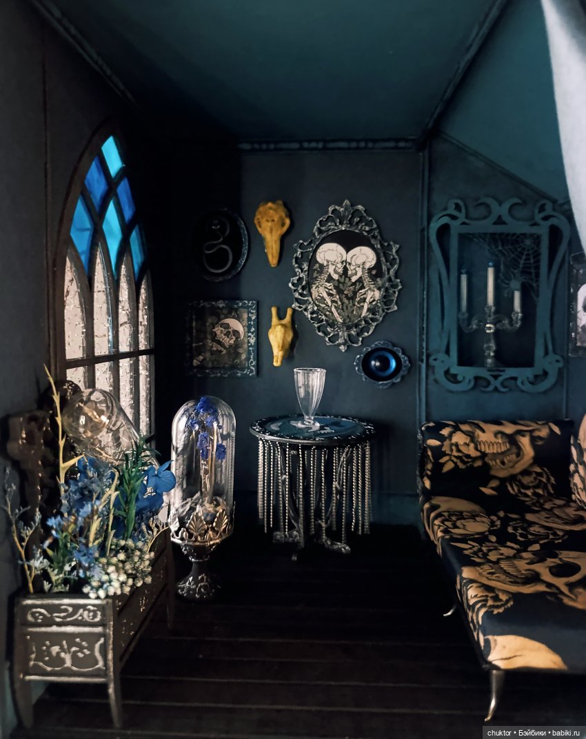 Расплескалась синева — Румбоксы и кукольные интерьеры: фото