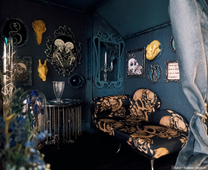 Расплескалась синева — Румбоксы и кукольные интерьеры: фото